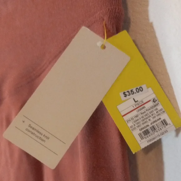 All in Motion Women's Rust Leggings - Picture 3 of 5